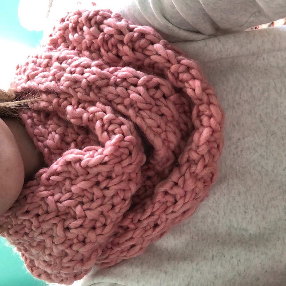 Old Navy Pink Infinity Scarf